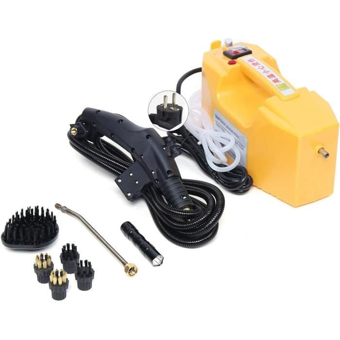 Nettoyeur Vapeur Manuel 1200W - 600 Ml - 3 Températures (100°C-120°C) - Pour Vitres, Sols, Canapés, Voiture