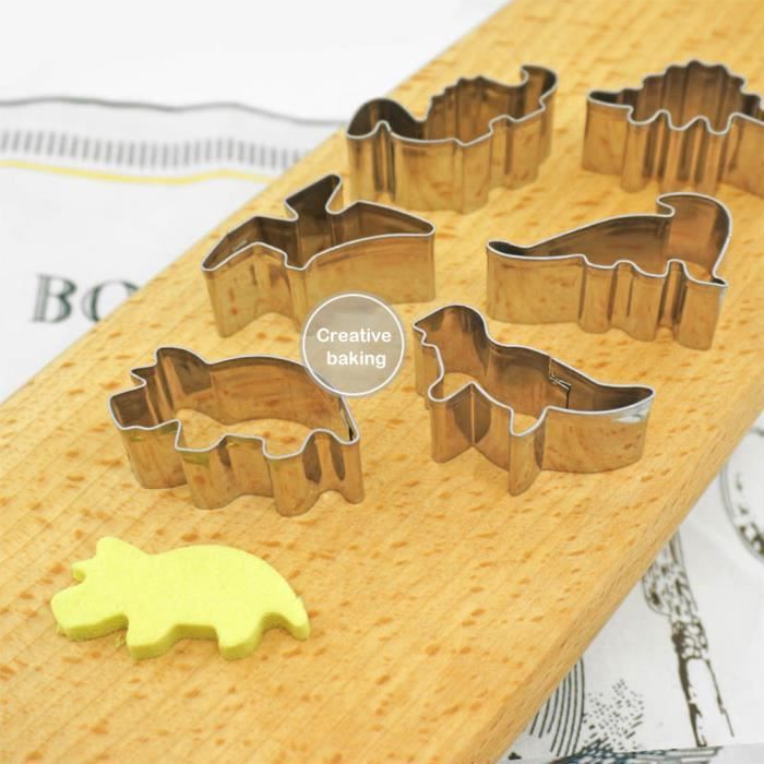 Moule à Biscuits Cercueil - 5 Pièces - Acier Inoxydable Alimentaire - Pour Four, Micro-ondes, Frigo