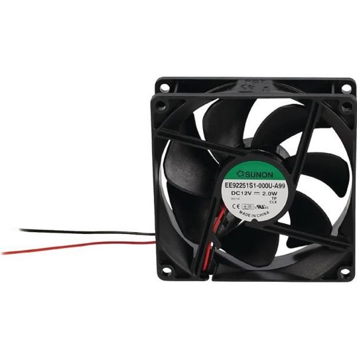 Ventilateur Axial 92 X 92 X 25 Mm Prix Pas Cher Cdiscount