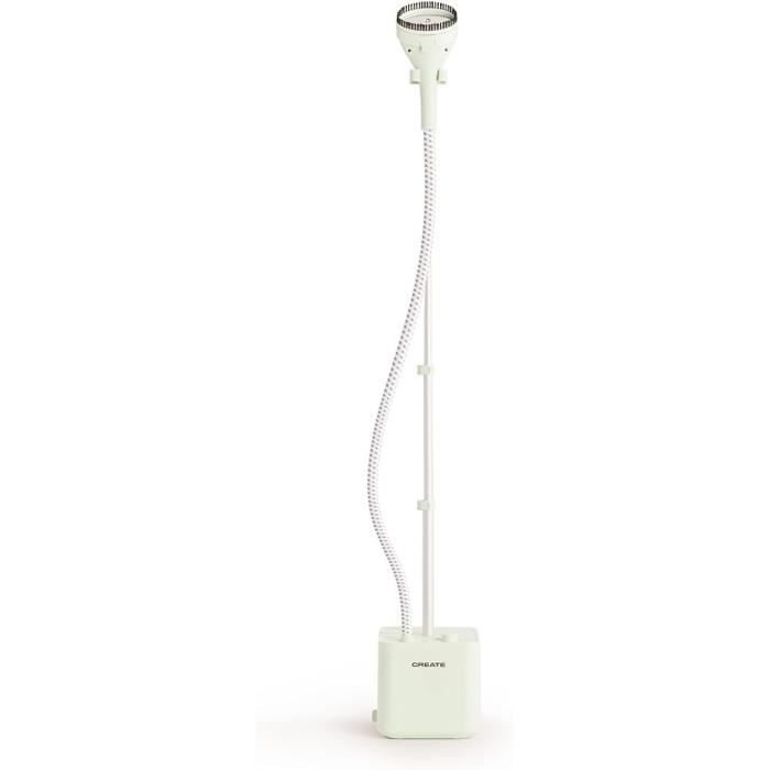 Fer à Vapeur Vertical CREATE/IRON UP STAND - 1600W, 1.6L, 3 Modes - Repassage Vertical Et à Sec - Blanc Cassé