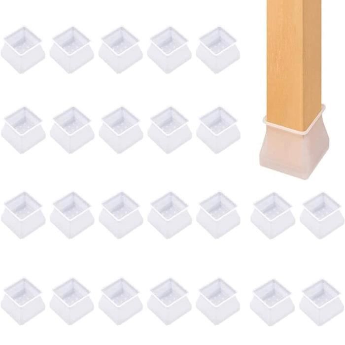 20 Patins De Protection Pour Pieds De Meubles 16mm - Plastique, Marque Uxcell, Neuf