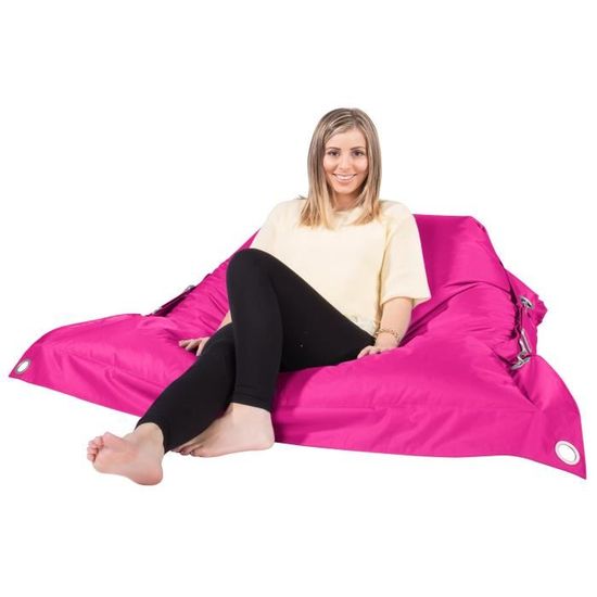 Bleu Big Bertha Original Gros Pouf Exterieur Pouf Geant Xxl Original Braced Poufs Jardin