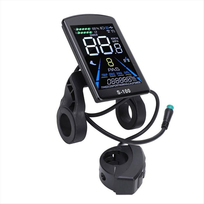 M5 Écran LCD pour vélo électrique 24 V 36 V 48 V 60 V E Scooter Pièces d'écran LCD pour électrique (6 broches