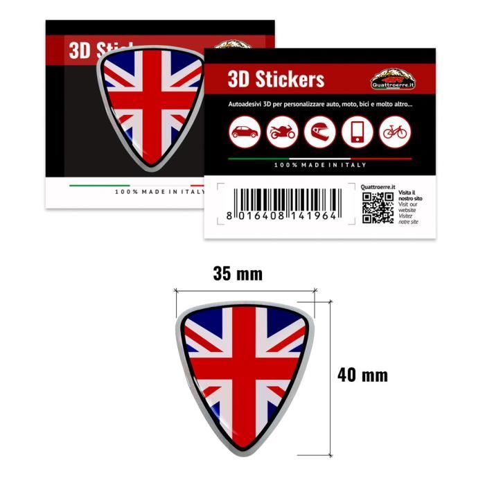 Feuille D'autocollants 3D Angleterre/Londres - Dimensions 18,5 X 12,5 Cm - Motif Touristique - Pour Décoration, Scrapbooking, Cadeau