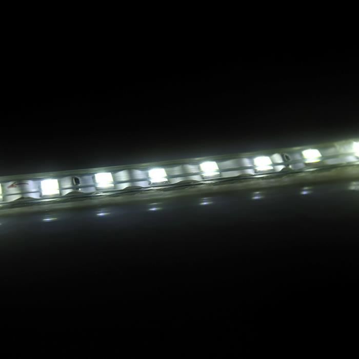 HEGEHE Ruban LED, COB Bande LED 220V avec Interrupteur IP65 Etanche Bande  Lumineuse Super Lumineux 360 LEDS/M Ruban Flexible Strip (Blanc Chaud, 1M)