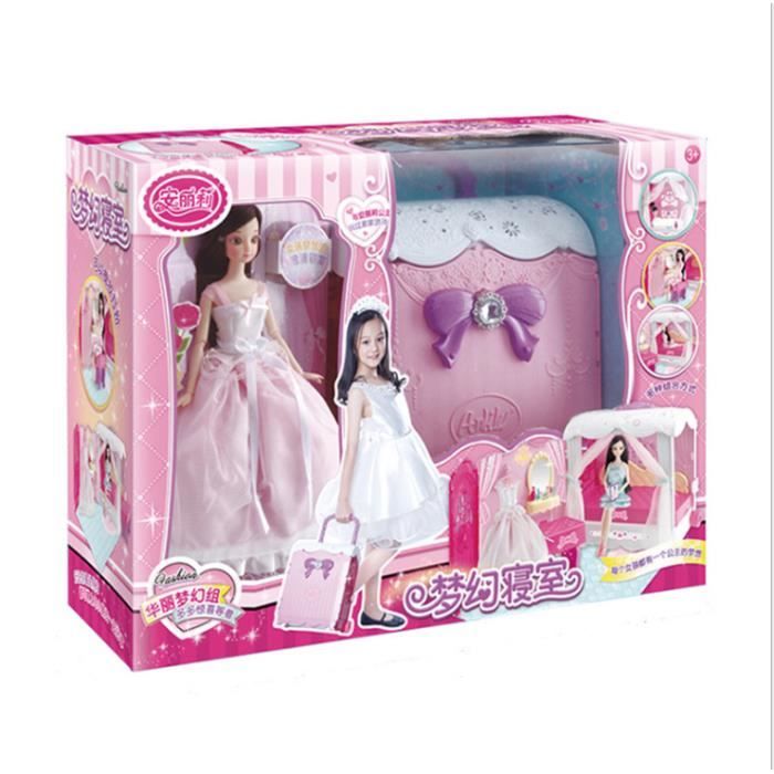 2 7 Ans Jouets Pour Filles Enfantine Rêveuse Princesse Poupée Fille Poupée  Habiller Ensemble Boîte Cadeau Danniversaire Cadeaux Heureux Pour Enfants  Du 1,51 €