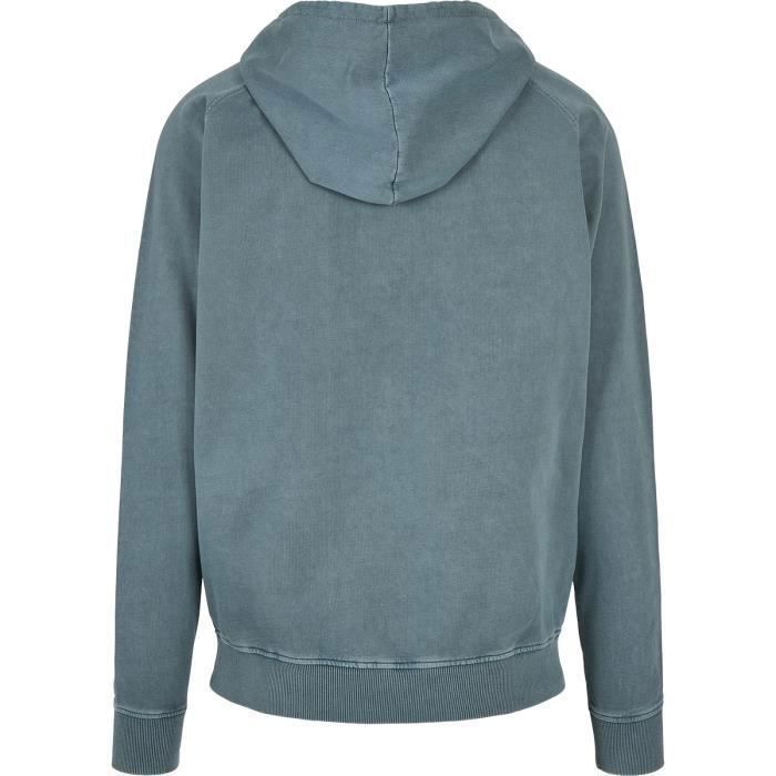 Sweat à Capuche URBAN CLASSICS Overdyed 100% Coton Bleu