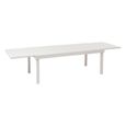 Table rectangulaire extensible Piazza 12 p. argile Hespéride - Argile-2