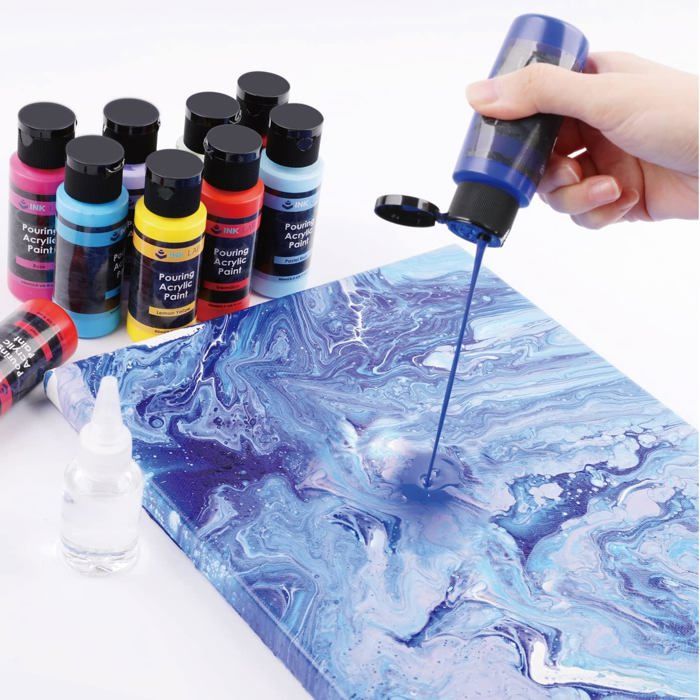 Kit De Peinture Sur Pierre Lumineuse - 15 Pierres + Peintures Fluorescentes Et Pailletées - Activité Manuelle Enfants - Cadeau Créatif - 2