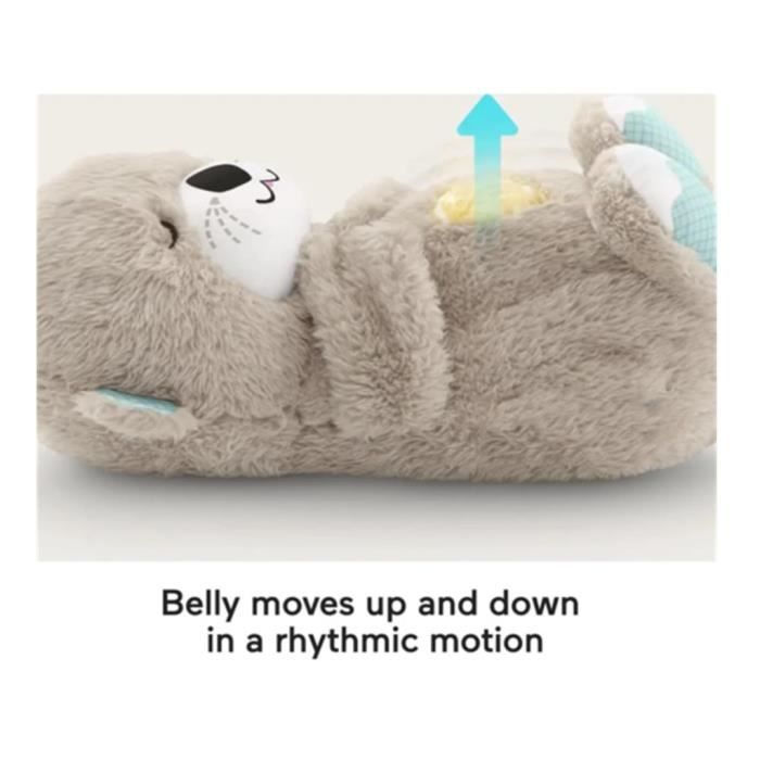 Loutre Veilleuse Peluche BéBé, Ma Loutre Bonne Nuit Doudou Loutre Qui Respire Musicale Apaisante