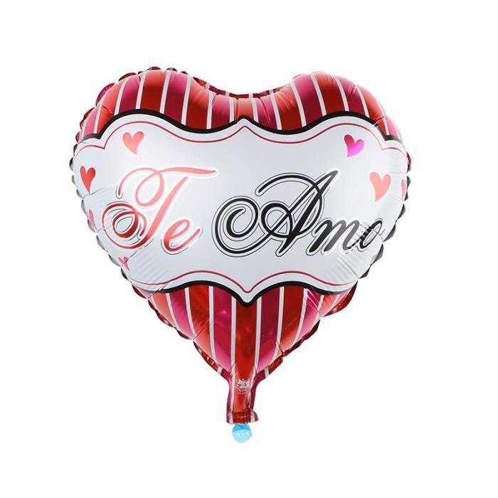 Ballons à Hélium en Aluminium de 18 Pouces, Fournitures de Décoration pour  ixd'Anniversaire, Mariage, Nouvel