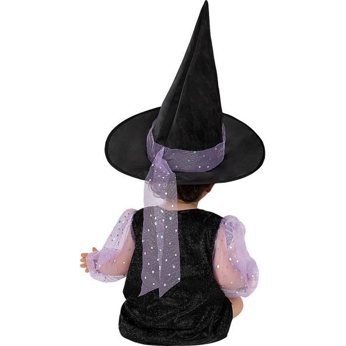 Spritumn-Home DéGuisement De SorcièRe Pour Enfant Halloween SorcièRe  Costume Costume De SorcièRe Fille Robe Halloween Bebe Fille Deguisement  Bebe