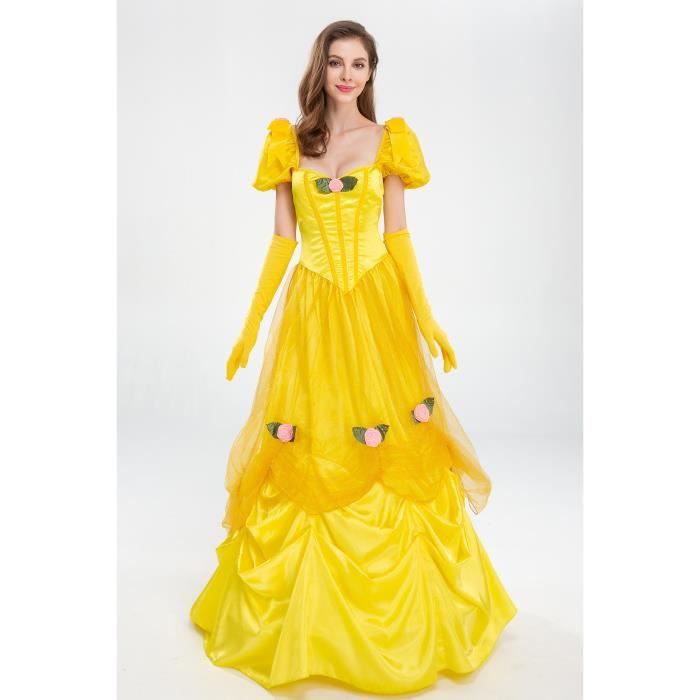 Déguisement de Princesse Belle Robe La Belle et la Bête Femme