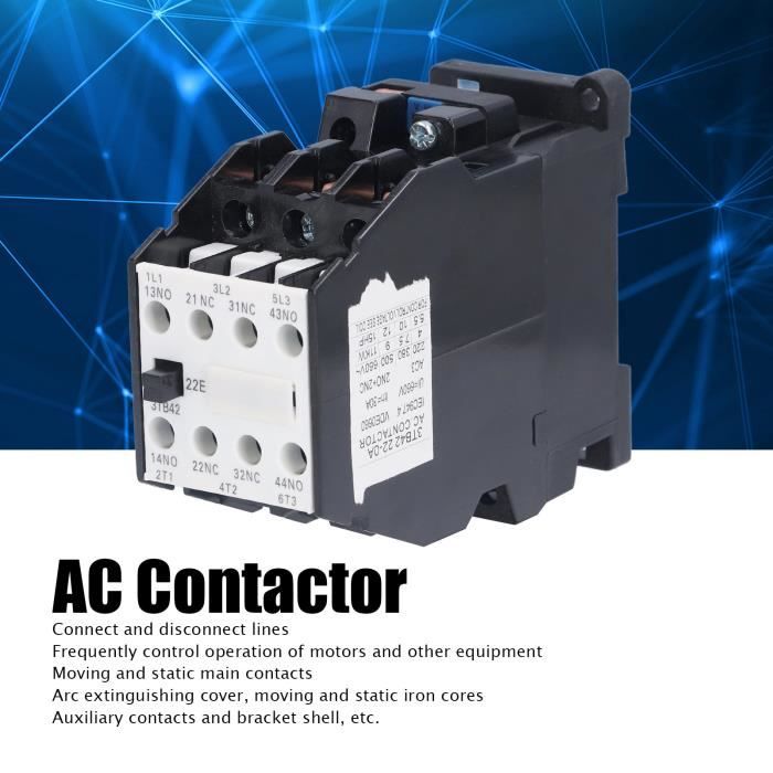 ZJCHAO Contacteur AC Contacteur ca 3 pôles 8KV tension d'impulsion ZJCHAO Contacteur AC Contacteur ca 3 pôles 8KV tension d'impulsion
