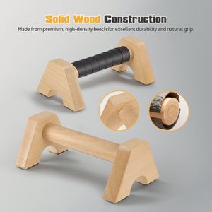 Barres De Parallettes En Bois – Stables, Antidérapantes Et Ergonomiques