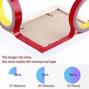 Acheter Ruban Adhésif Double Face Ultra Fin Et Résistant, En Maille Translucide, Imperméable, Sans Trace, Pour Moquette