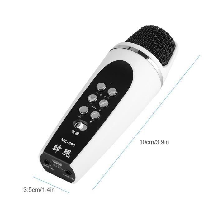MUGAST Mini Microphone Changeur de Voix 4 Modes Modificateur de Voix  Portable Puissant pour Android - IOS -PC VOLG - Cdiscount Informatique