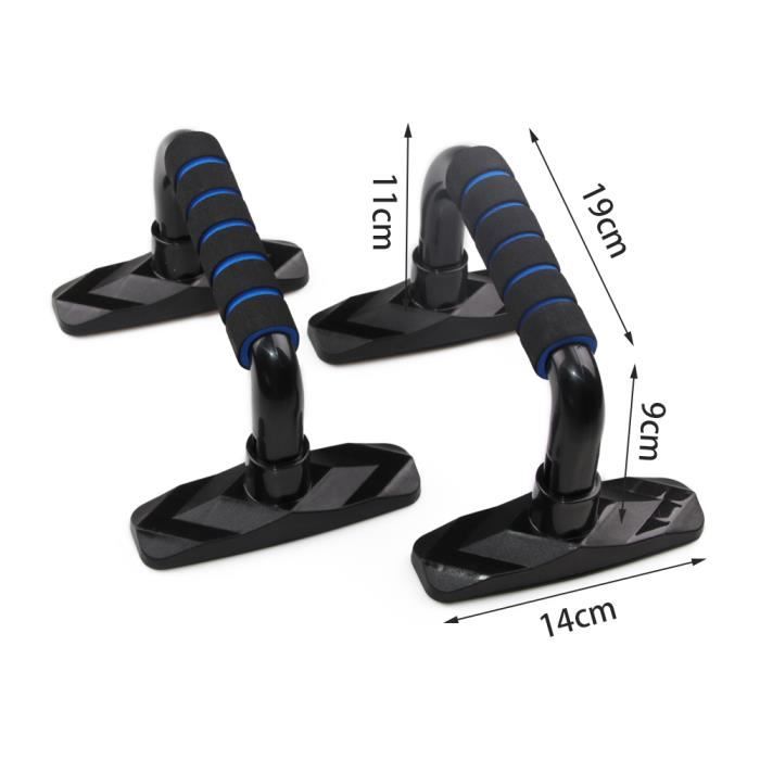 Poignées De Pompes En H - Outil Fitness Ergonomique, Antidérapant, Pour Musculation à Domicile Ou Salle De Sport