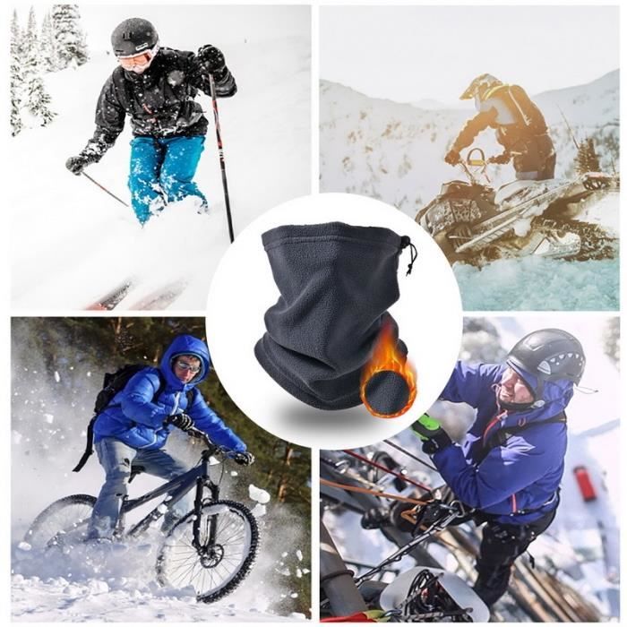 2PC-Cagoule de Moto Hiver Hommes Femmes pour Sports en Plein Air Tour de  Cou Vélo Moto Snowboard Ski Cyclisme - Cdiscount Auto