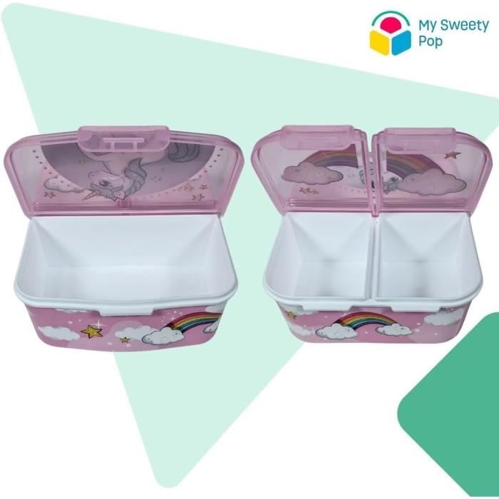 My Sweety Pop - Lot De 3 Boites A Gouter - Boîte à Goûter - Lunch Box - Pour Enfant