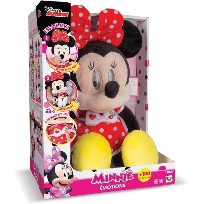 Peluche Minnie 30 cm Sonore et Lumineuse