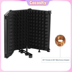 Panneau de protection anti-vent pour microphone à filtre sonore réglable, plaque de protection