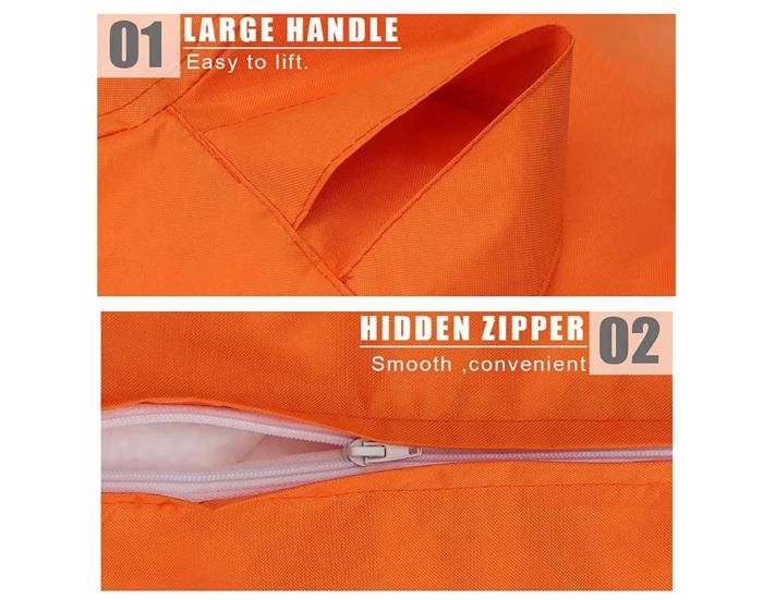 Treer Pouf Poire Sans Garnissage Pour Adulte, Enfants, Géant Fauteil Poire Sans Remplissage, Dessin Animé Imprimé De Tracteur Confortable Housse De Pouf Poire, Chaise De Salon (90x110 Cm,Rose