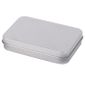 Petite bo/îte de rangement en m/étal de forme rectangulaire pour pi/èces de monnaie