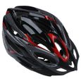 JSZ bicyclette de sport velo cyclisme casque de securite avec visiere en fibre de carbone pour adulte -Rouge-0