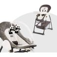 Chaise haute bébé 3 en 1 - Hauck - Sit N Relax - Évolutive - Confortable - Gris-0