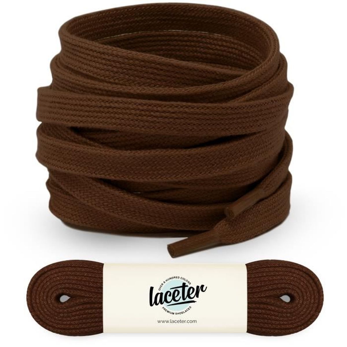 Lacets Plats En Coton 15mm De Large | Pour Baskets, Sneakers | Plusieurs Tailles Et Couleurs