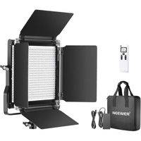 Neewer 660 LED Panneau 2,4G, Lumière Panel Éclairage LED Vidéo Améliorée Bi-Couleur Variable avec LCD Ecran et 2,4G pour Photo Portr