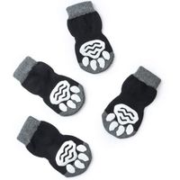 Chaussettes antidérapantes pour chiens et chats - Protègent les pattes des animaux domestiques et les sols intérieurs avec des