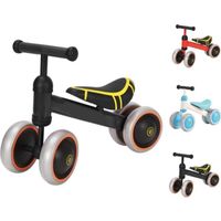 DREAMADE Draisienne Vélo Bébé Sans Pédales Bleu - Vélo D'Équilibre 10-24 Mois Avec Direction Limitée