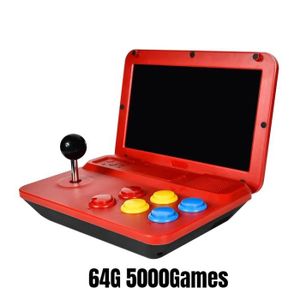 CONSOLE PSP Rouge 64G - Console de jeu vidéo A13, grand écran 