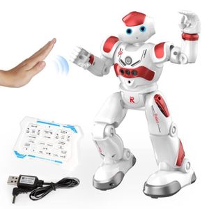 ROBOT - ANIMAL ANIMÉ Robot Jouet Contrôle à Distance Programmable Intelligent - Bleu, Rouge