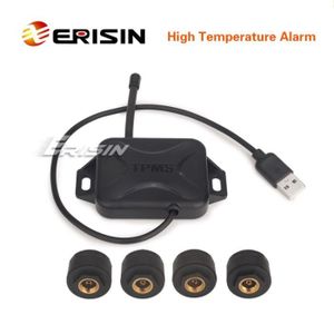 MANOMÈTRE AUTO Erisin-ES341 USB TPMS Tech Opathy Pressure 4 Capte