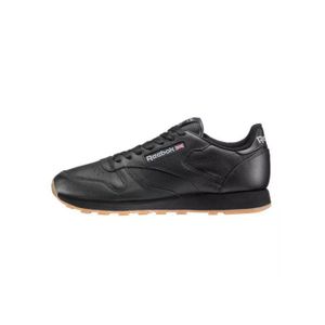 BASKET Basket - Reebok - Classic Leather - Homme - Noir -