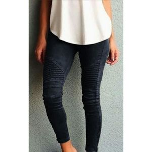 LEGGING Femme Treggings Skinny Taille Haute Pantalon slim 