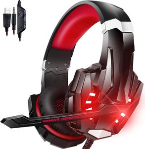 PHOINIKAS Casque Gaming, Wireless Casque Gaming, pour PS4/PS5/PC