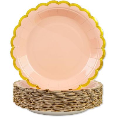 Unique- Assiettes en Carton Écologiques-23 cm-Military Camo Party-8