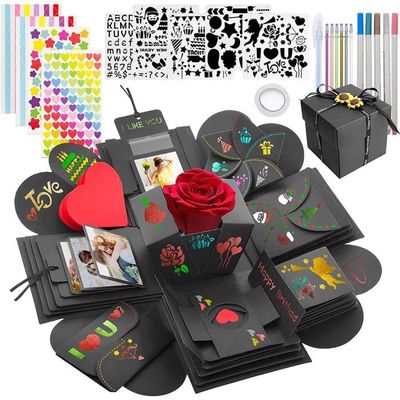 Boîte cadeau surprise pour maman amie femme petite amie fille manuel  bricolage photo Saint-Valentin fête cadeau créatif
