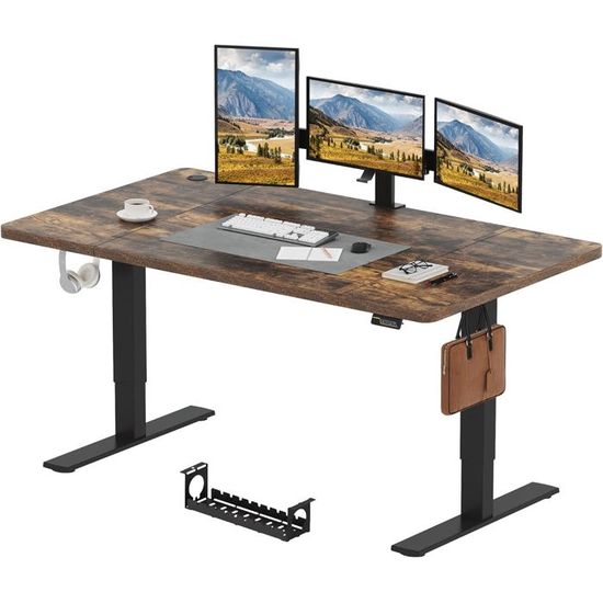 Bureau Assis-Debout Électrique SANODESK - Plateau FSC Avec Fonction Mémoire | Réglable 71-116cm
