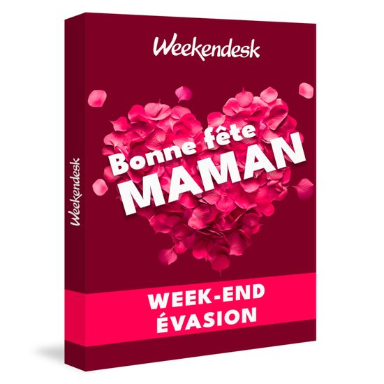 Weekendesk - Coffret cadeau- Bonne fête Maman ! Week-end évasion - 1 ...