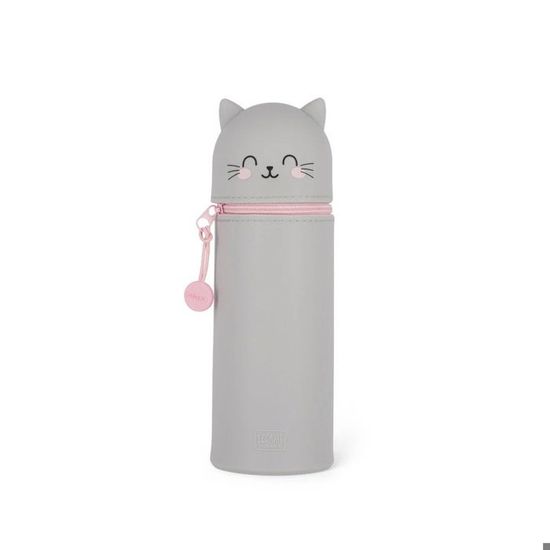 Trousse Kawaii LEGAMI 2 En 1 Girafe - Étui Et Porte-Stylos Silicone Souple