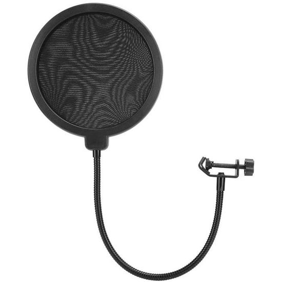 Microphone Filtres Anti-Pop Mic Vent Bruit l'Écran Filtre pour Studio  d'Enregistrement, Noir - Cdiscount TV Son Photo