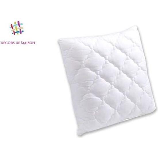 Oreiller mémoire de forme 60x60 cm -Fabriqué en Europe -livraison
