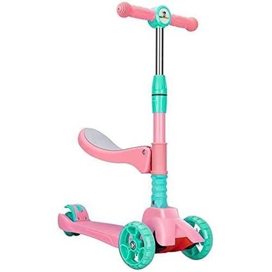 Kit De Fixation Avec Siège Pour Hoverboard - Siège Réglable Avec 3 Amortisseurs Et Roues Lumineuses - 8