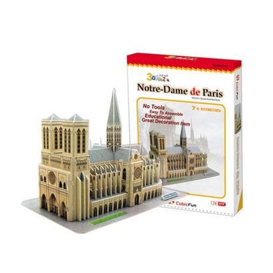 choix Cubic Fun Cathédrale Cathedral Light 3d Puzzle Notre Dame de Paris DEL//2