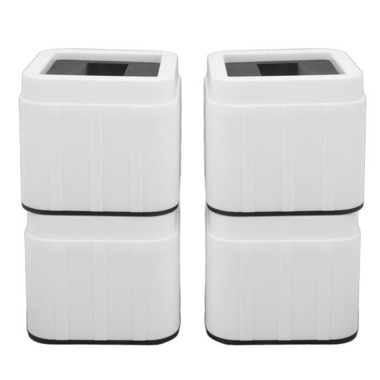 ESTINK Bed Square Risers, Stackable Square Risers Dust Free for Table ...